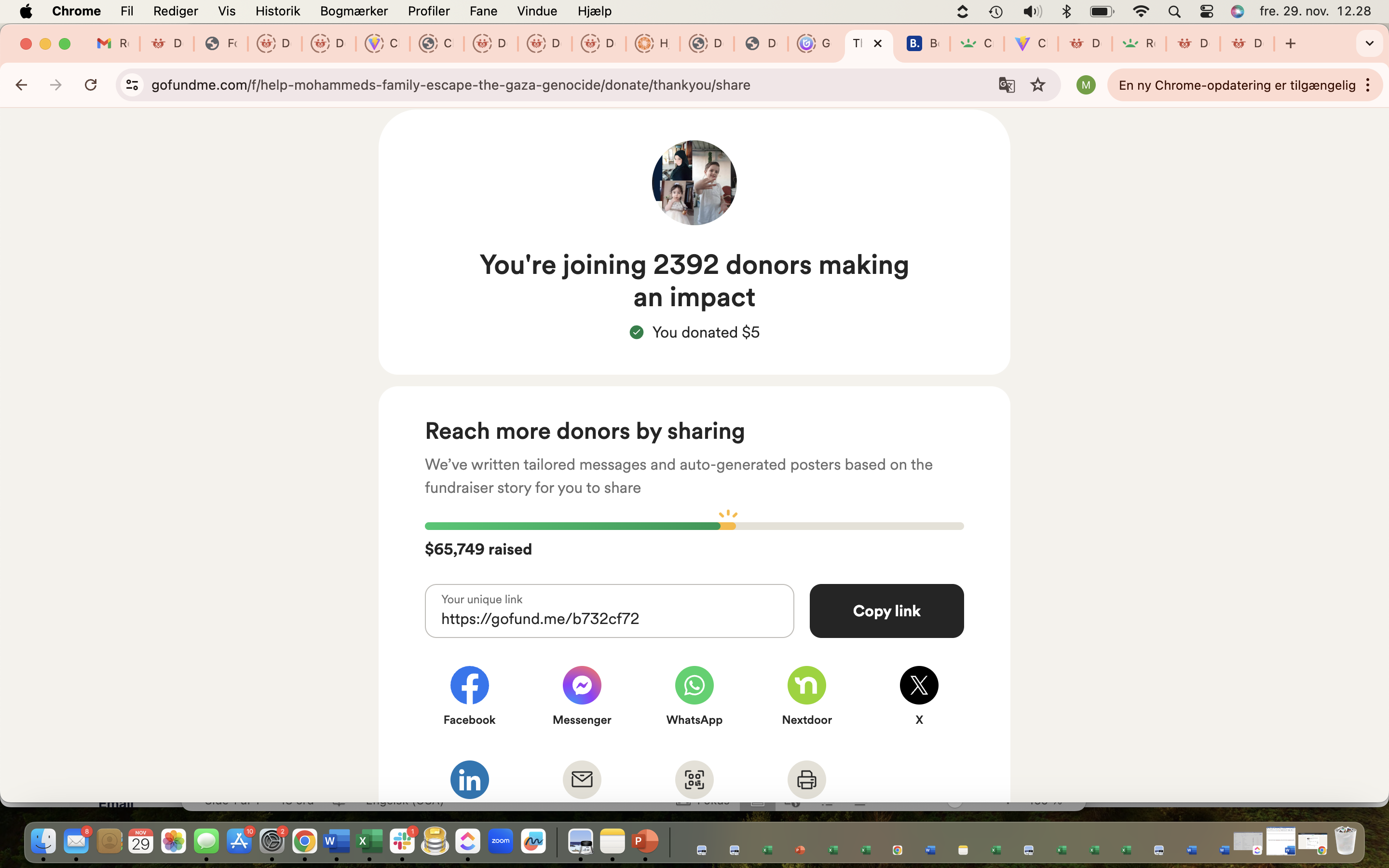 my test campaign